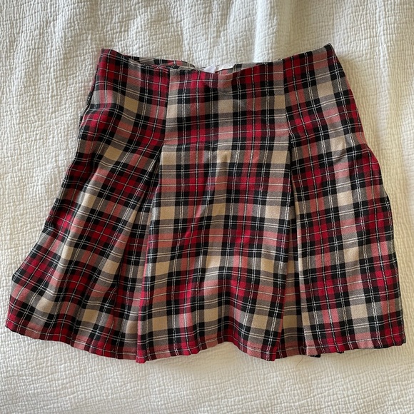 Urban Outfitters Dresses & Skirts - Red Plaid Check Urban Outfitters Skirt in S
